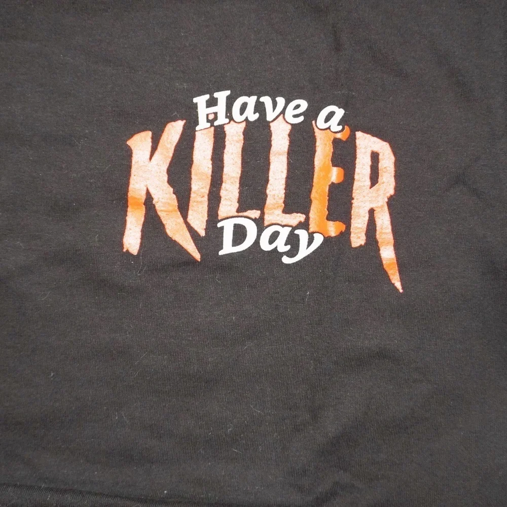 Graphic Tee with Horror movie characters